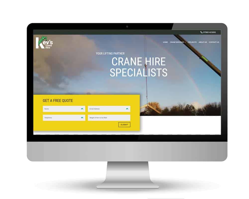 Portfolio Item: Kev's Crane Hire